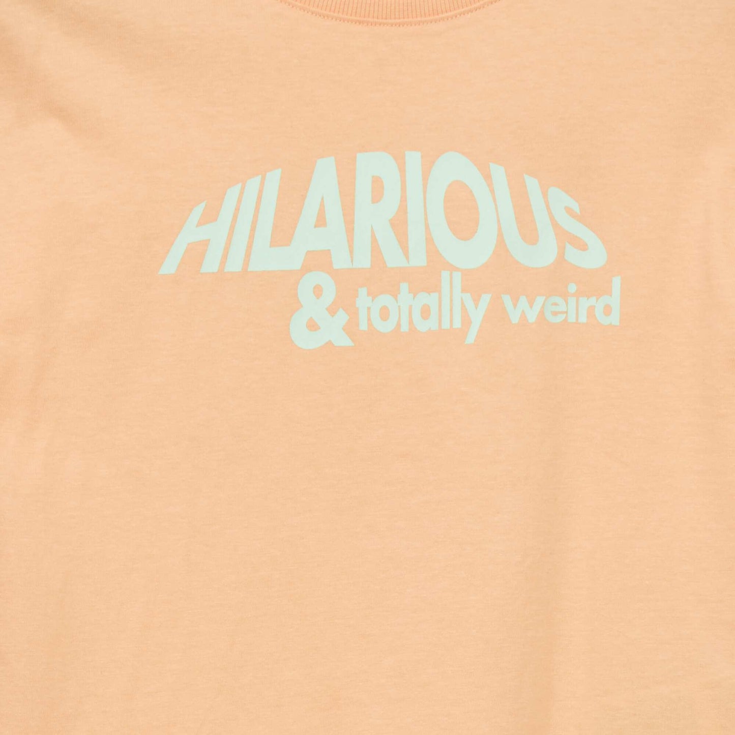 Camiseta estampada 'Audacious' NARANJA