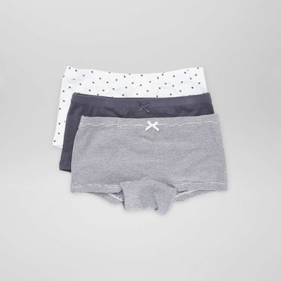 Pack de 3 culotes NEGRO