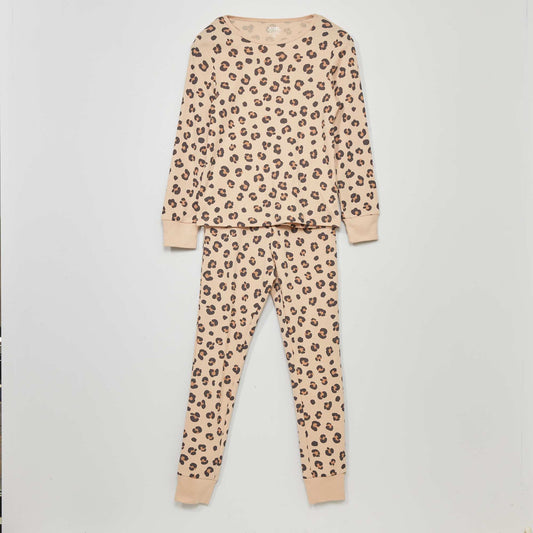 Conjunto de pijama con estampado  - 2 piezas BLANCO