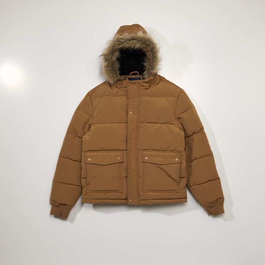 Anorak acolchado BEIGE