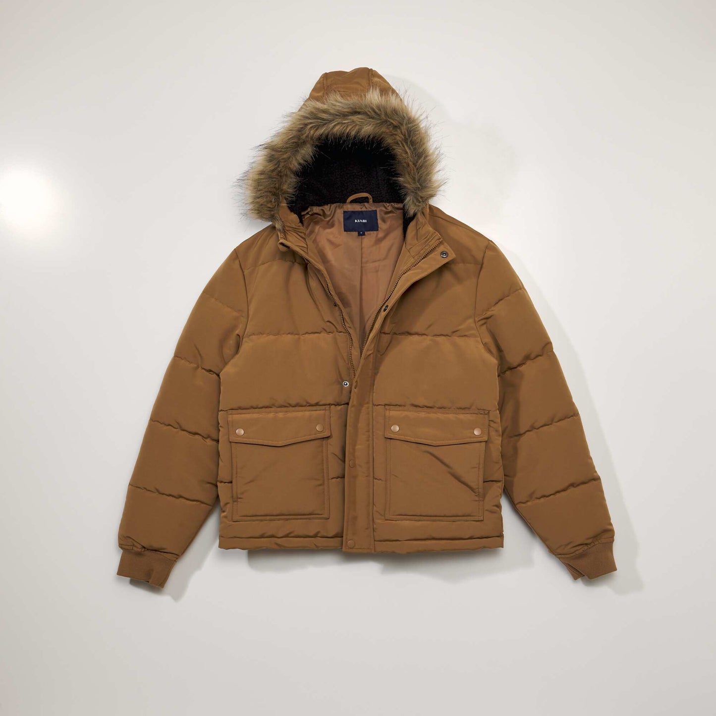 Anorak acolchado BEIGE