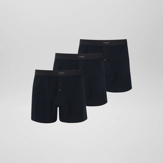 Pack de 3 boxers lisos NEGRO