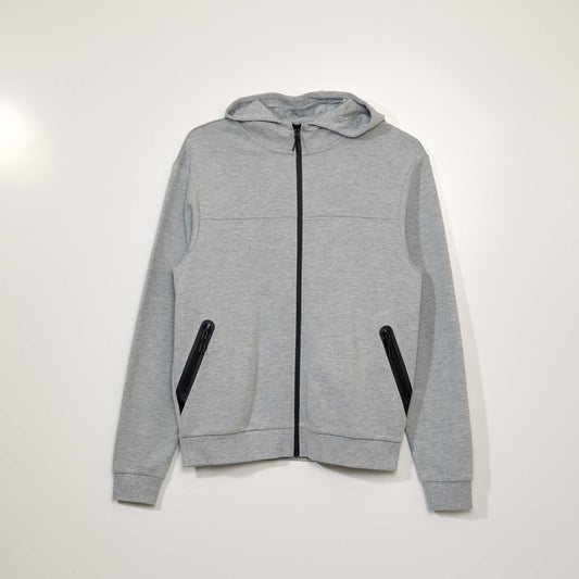 Chaqueta de piqué de algodón GRIS