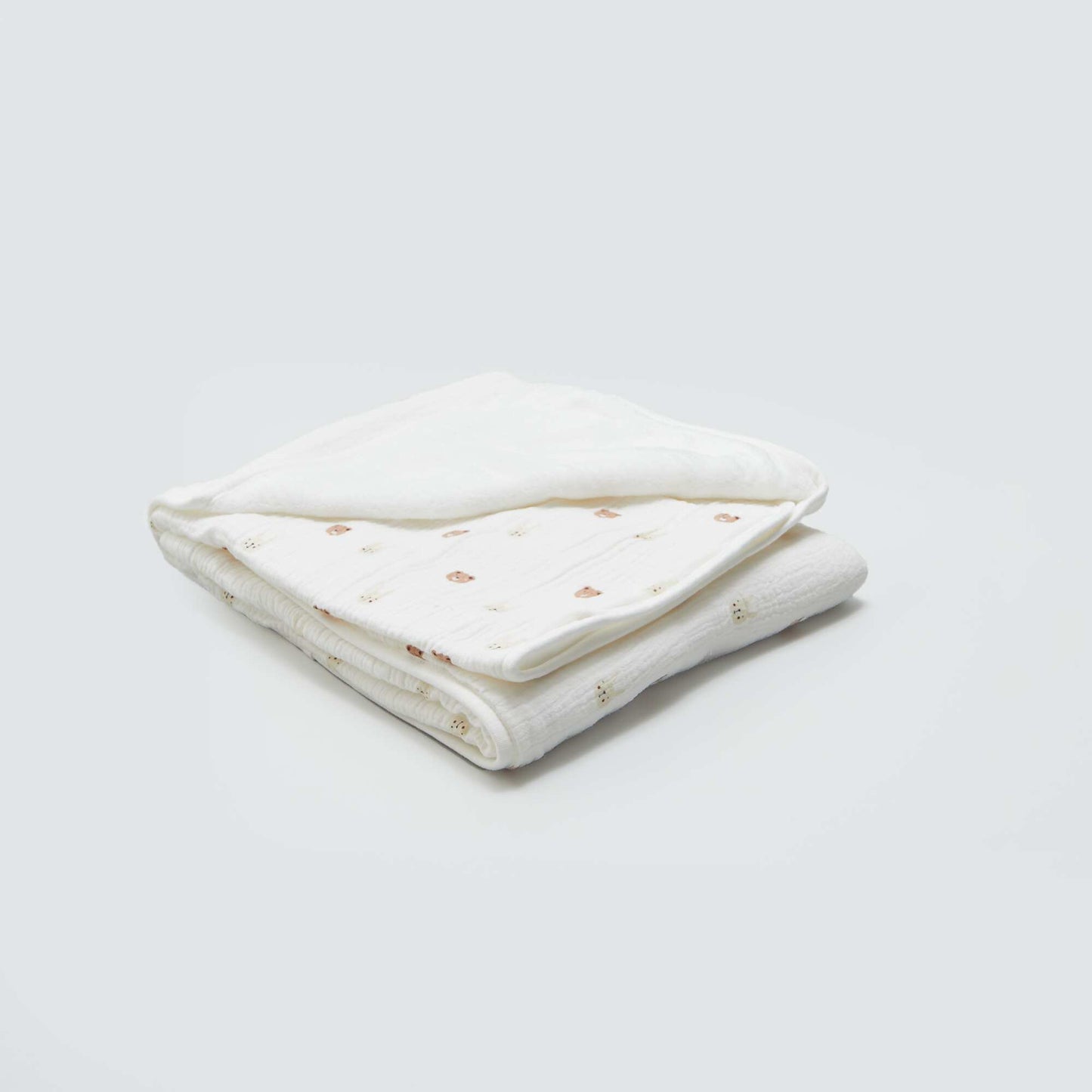 Manta estampada BLANCO