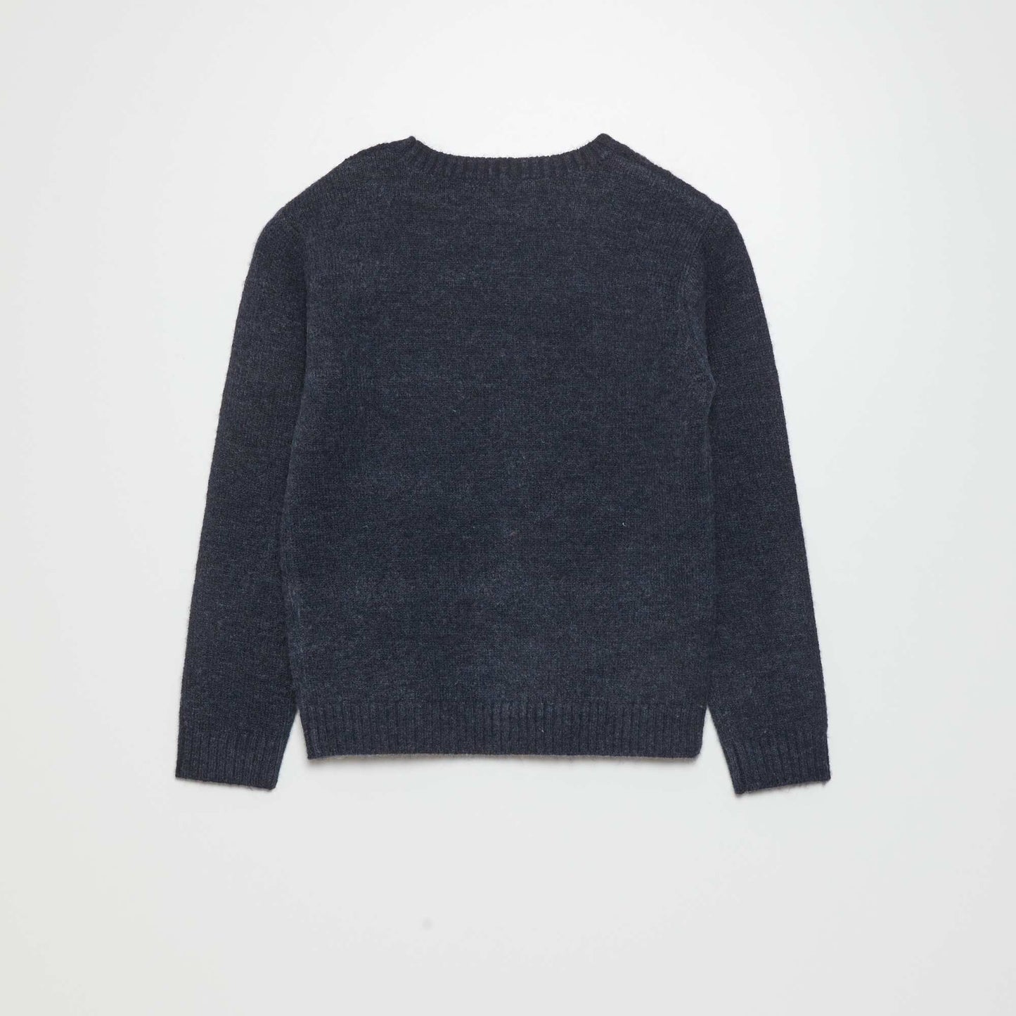 Sweater de punto trenzado AZUL