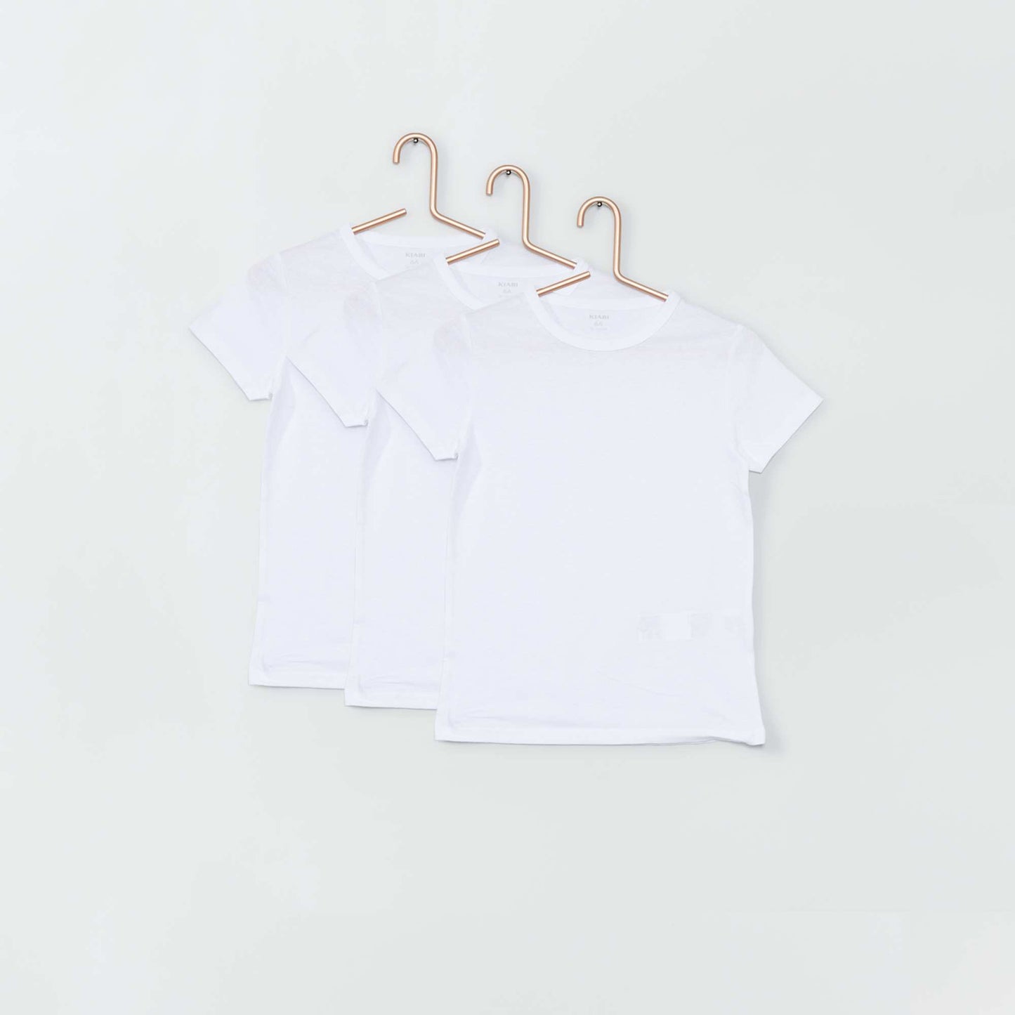 Pack de 3 camisetas interiores blanco