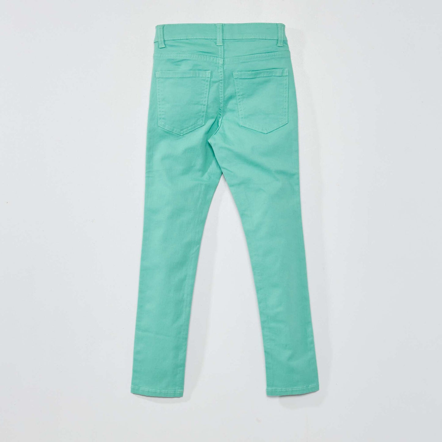 Pantalon skinny con cinco bolsillos Verde