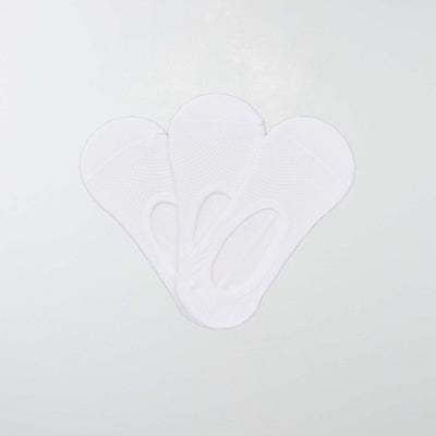 Juego de 3 pares de medias invisibles blanco