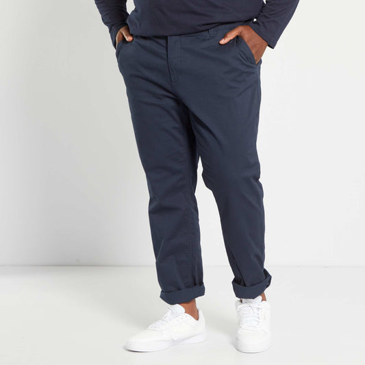 Pantalón chino slim L32 AZUL