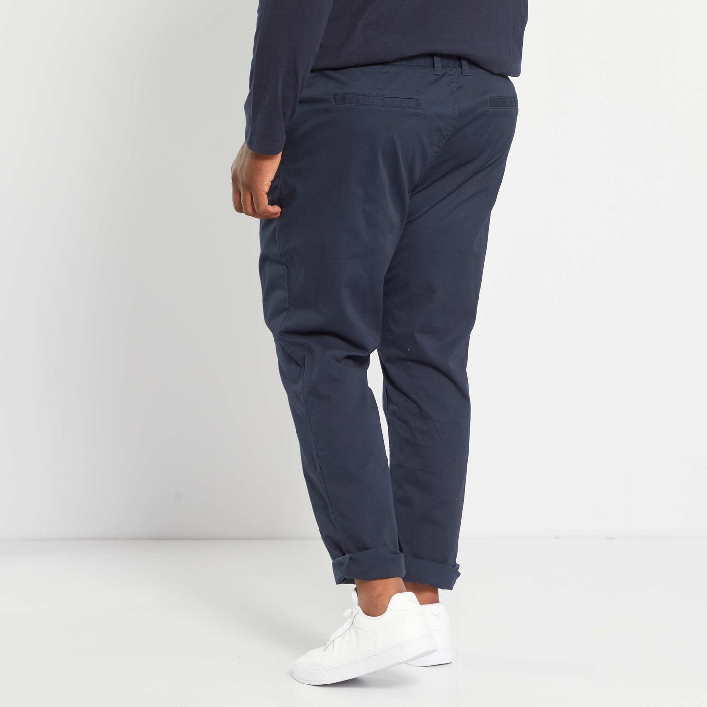 Pantalón chino slim L32 AZUL