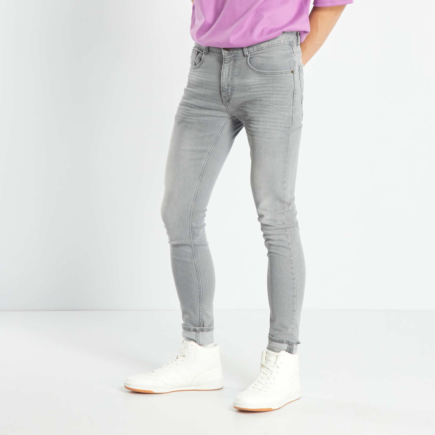 Jean skinny GRIS