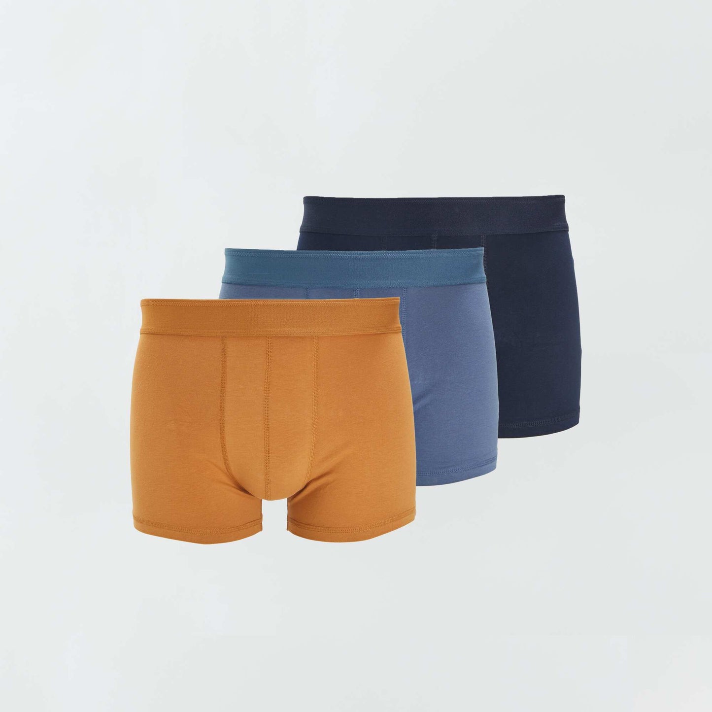 Pack de 3 boxers lisos AMARILLO