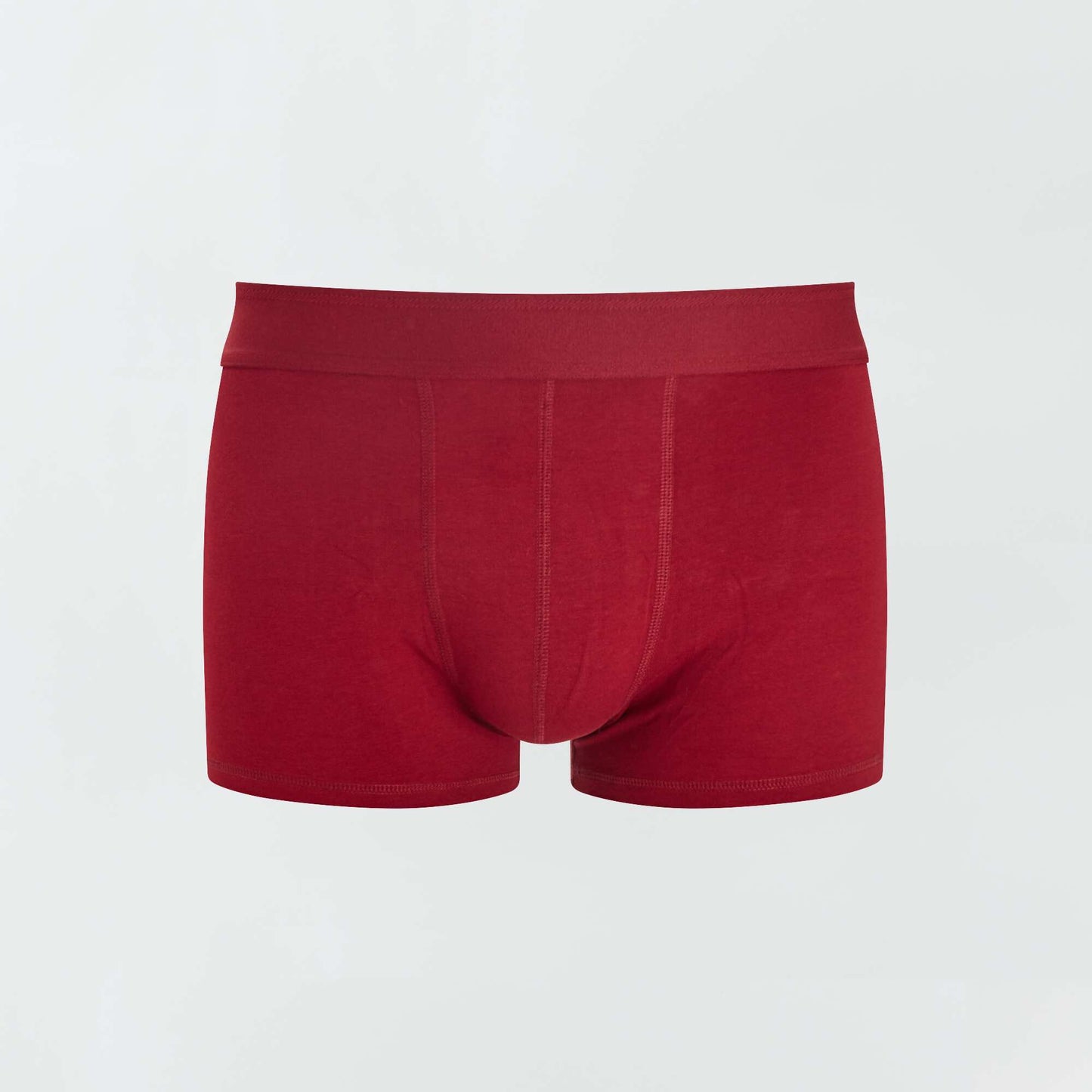 Pack de 3 boxers lisos AZUL/gris/rojo