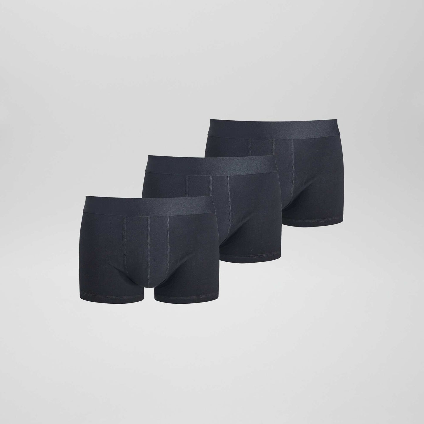 Pack de 3 boxers lisos Negro