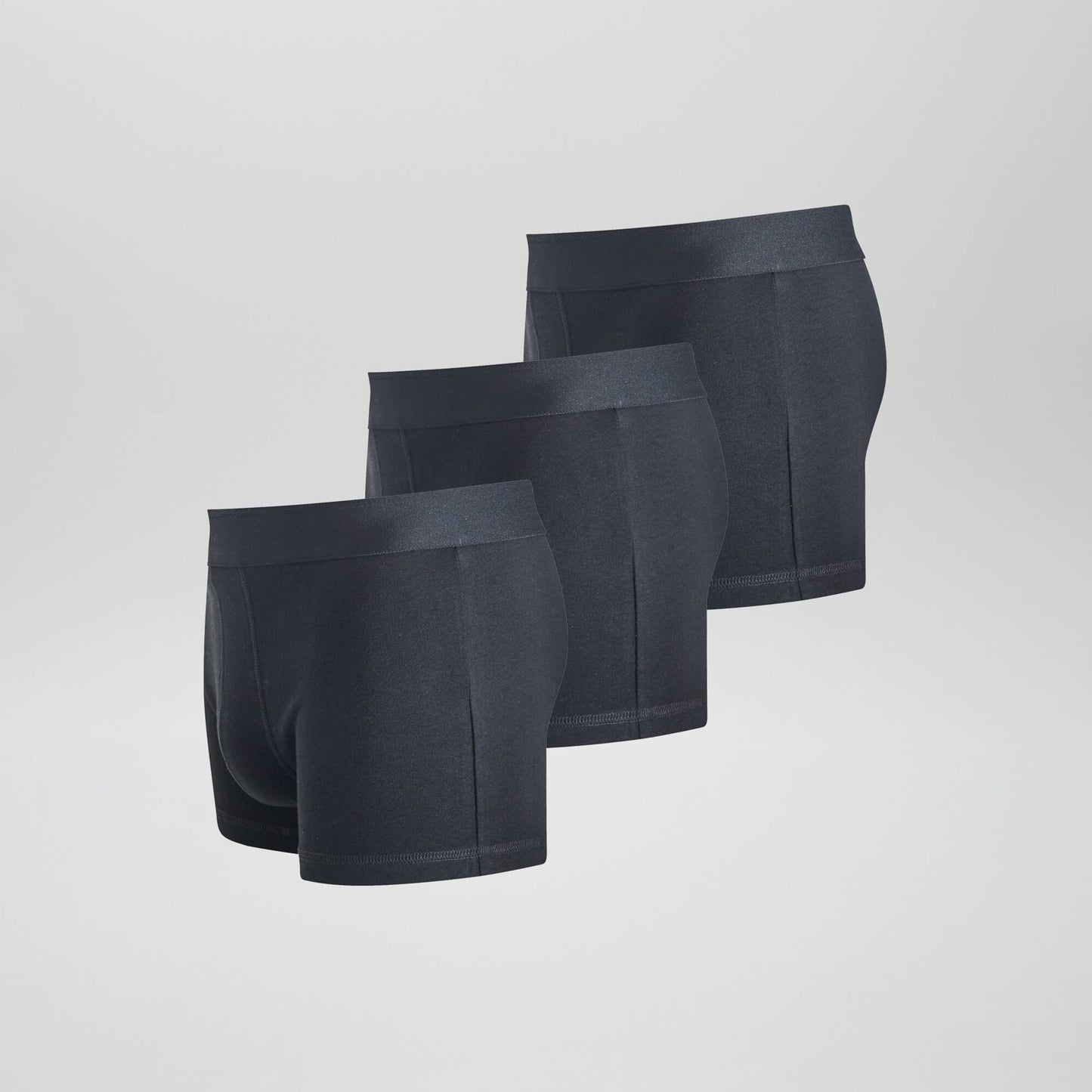 Pack de 3 boxers lisos Negro