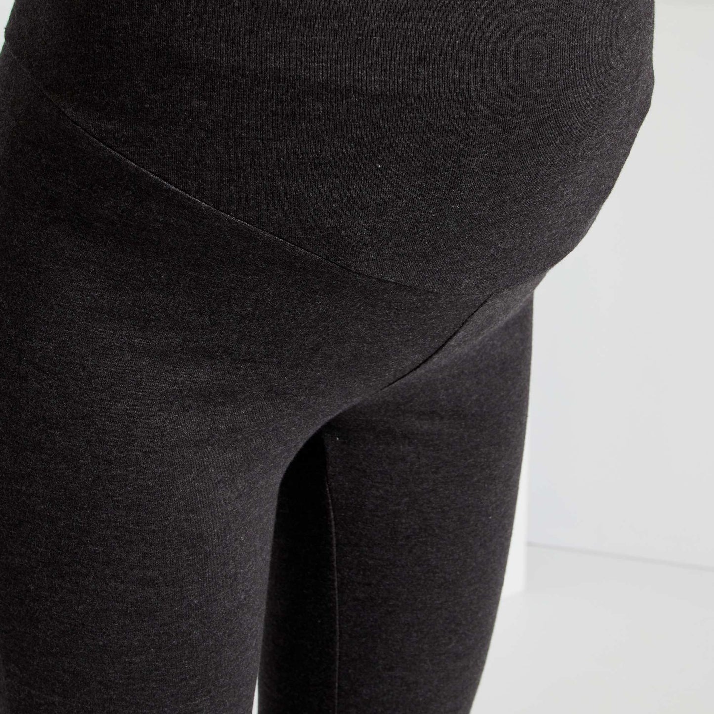 Legging maternidad de punto elástico GRIS