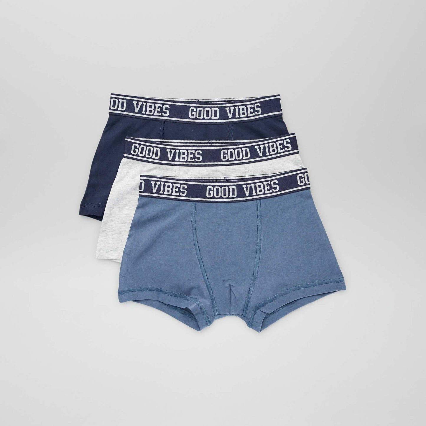 Pack de 3 boxers AZUL