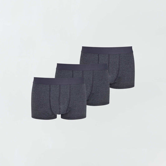 Pack de 3 boxers  size+ gris oscuro