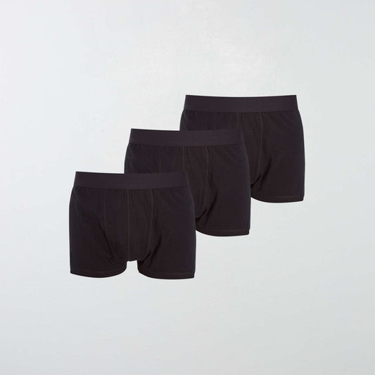 Pack de 3 boxers  size+ negro