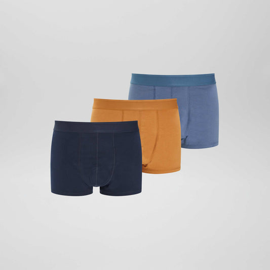 Pack de 3 boxers  size+ AZUL