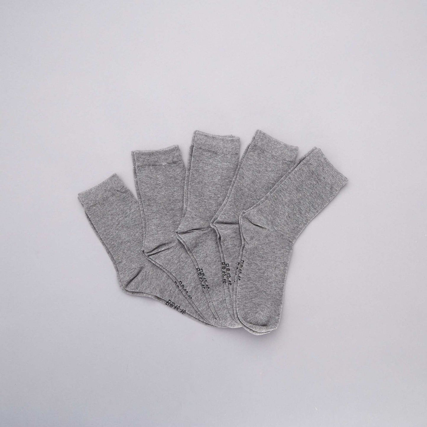 Pack de 5 pares de medias GRIS