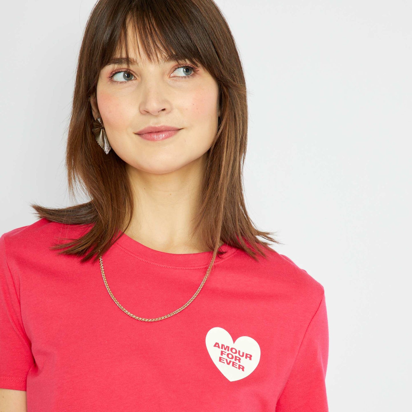 Camiseta  'corazones' ROSA