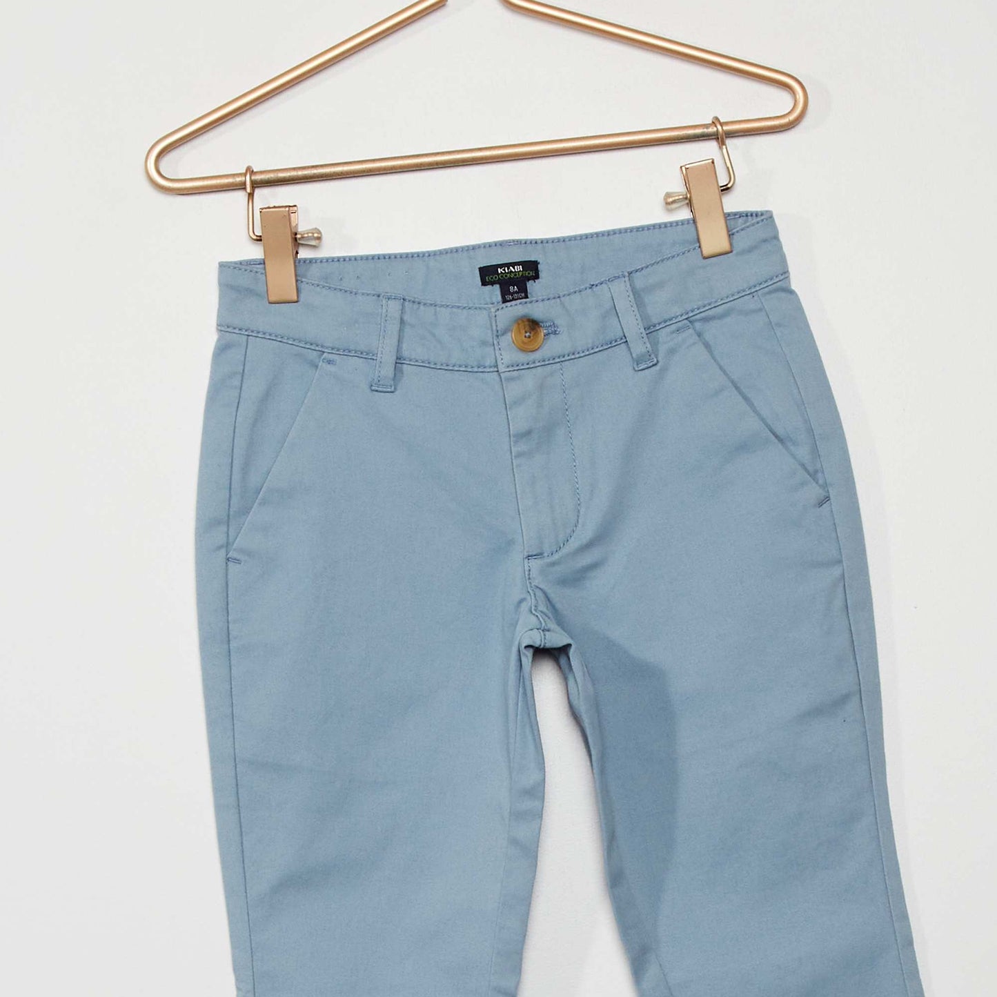 Pantalon chino azul denim