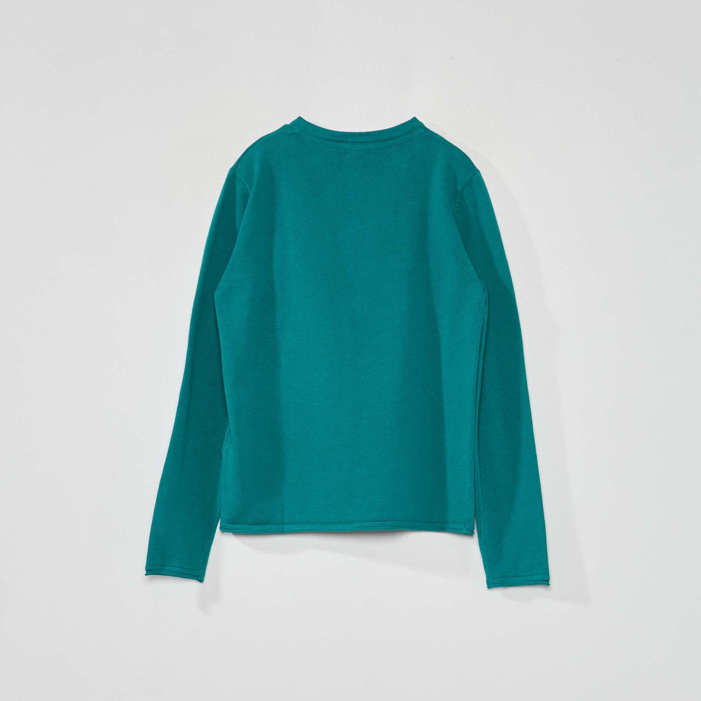 Sweater con cuello panadero VERDE