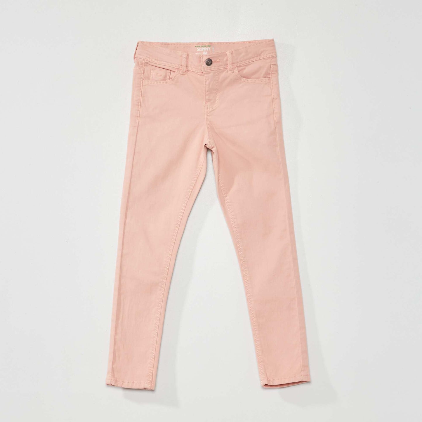 Pantalon skinny rosa