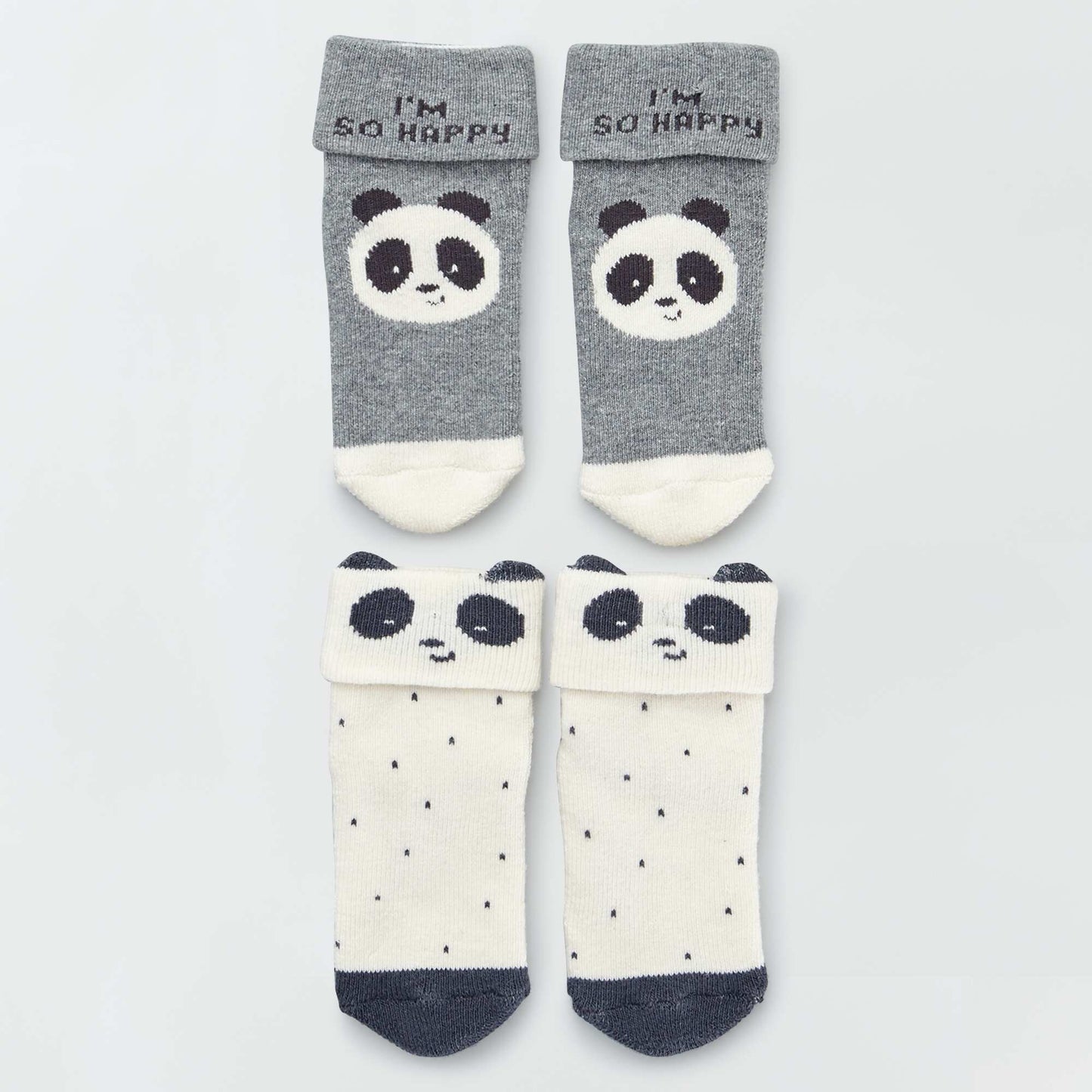 Pack de 2 pares de medias GRIS