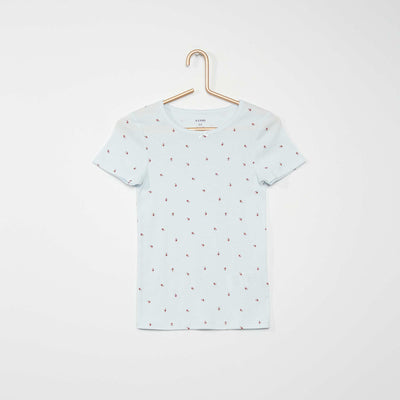 Pack de 2 camisetas de algodón AZUL