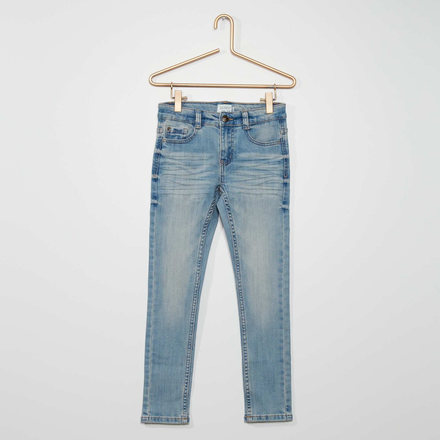 Jean skinny elástico resistente AZUL