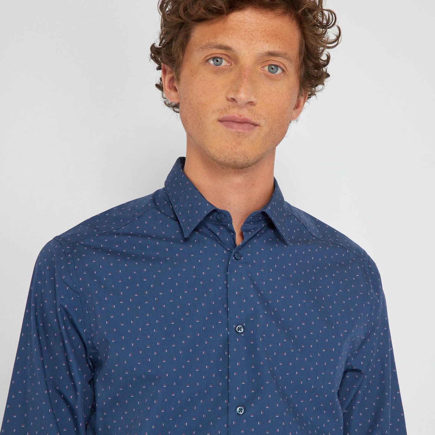 Camisa regular AZUL