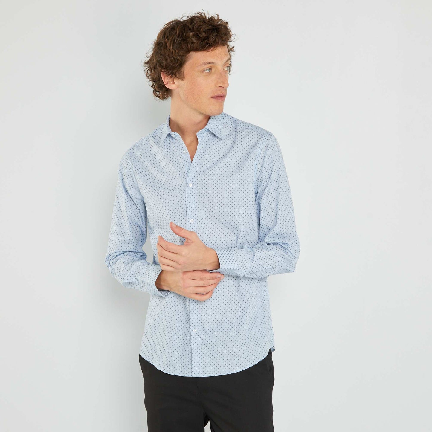 Camisa regular AZUL