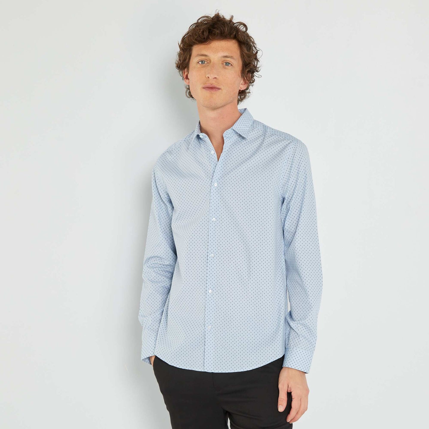 Camisa regular AZUL