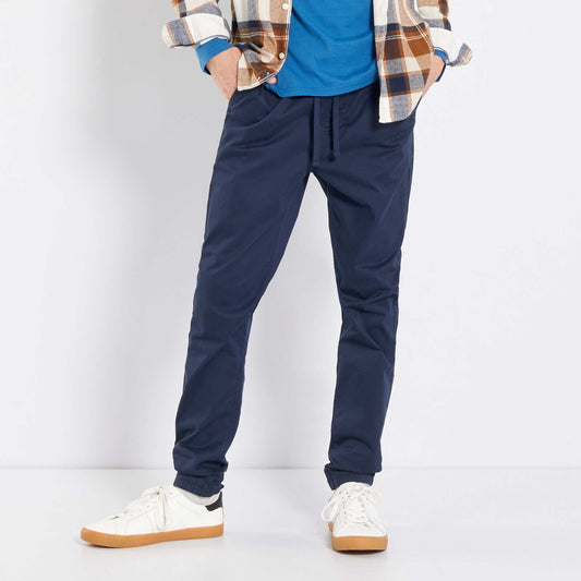 Pantalón tipo 'jogger' azul