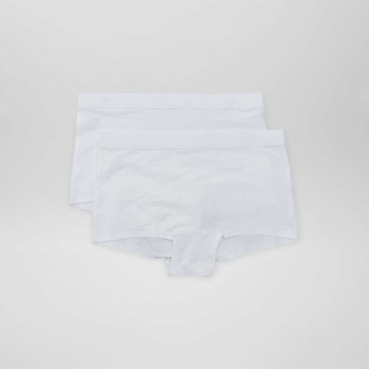 Pack de 2 culottes de algodón BLANCO