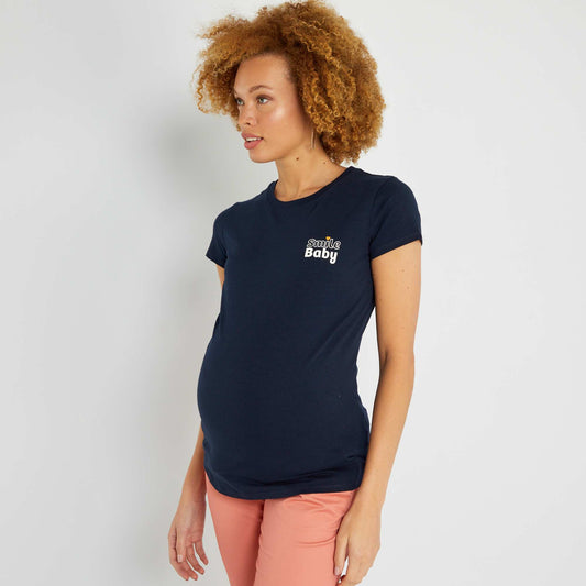 Camiseta maternidad NEGRO