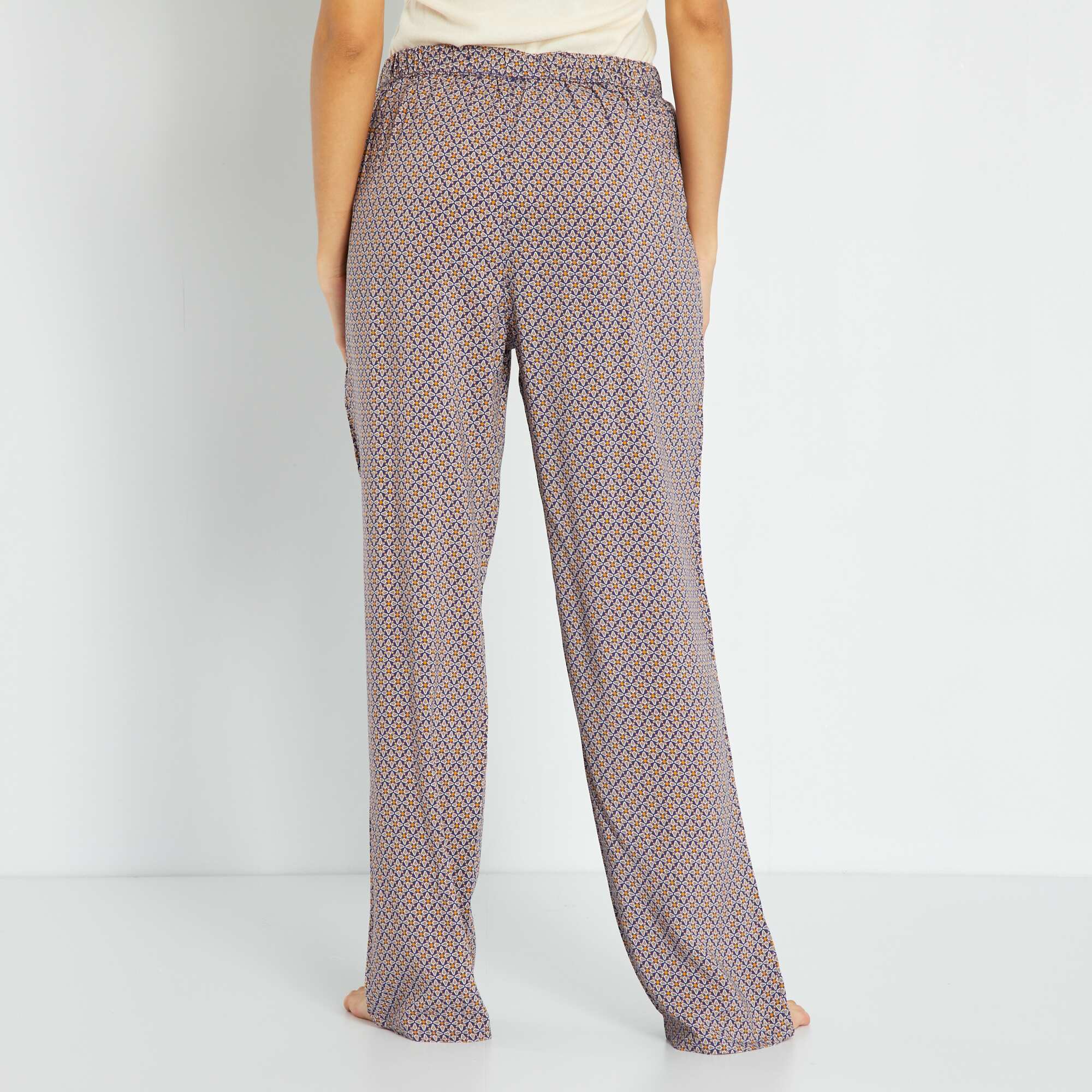 Pantalon pijama mujer kiabi hot sale