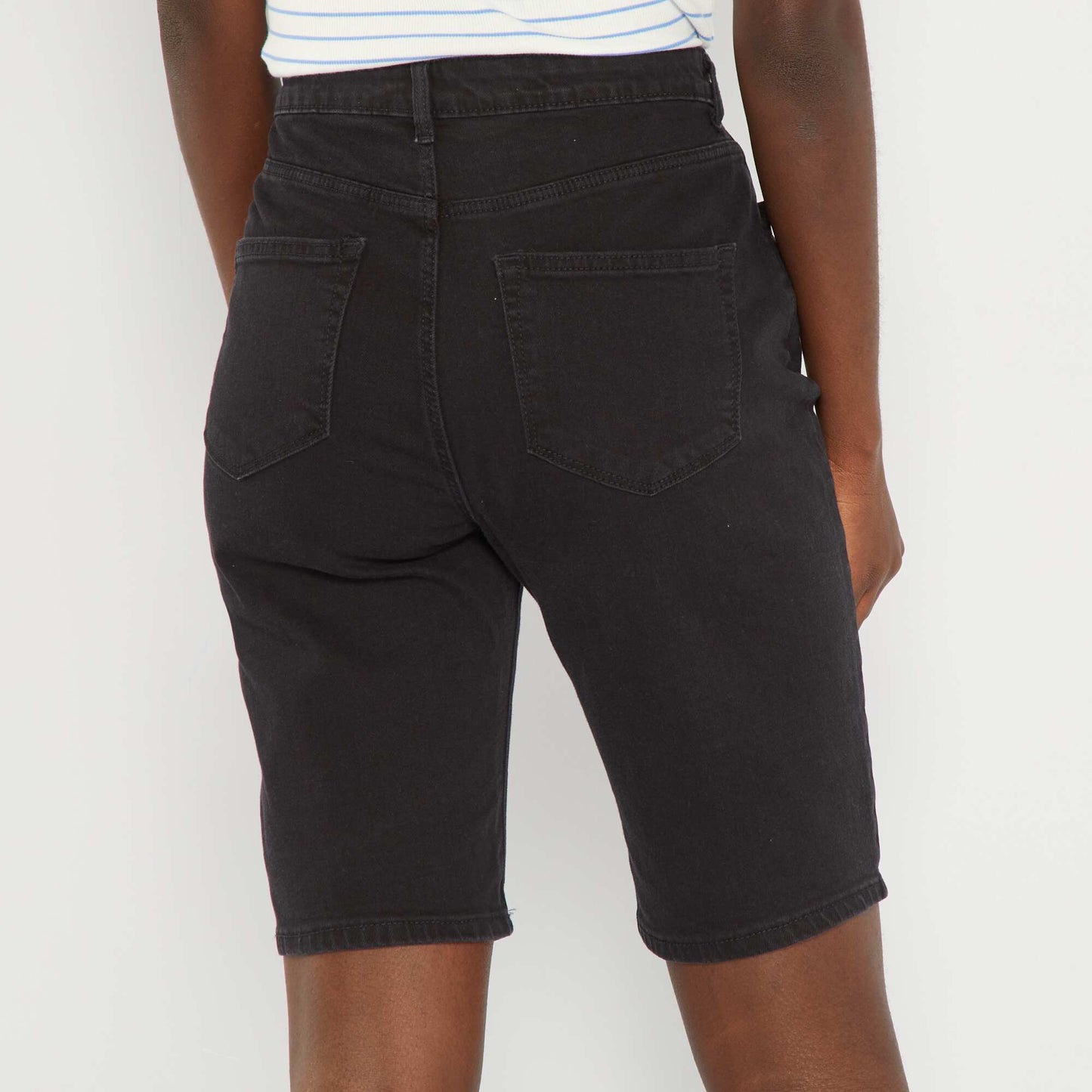 Bermudas vaqueras NEGRO