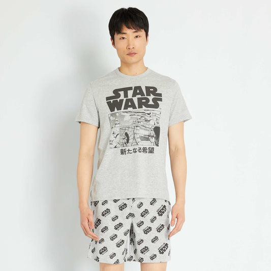Pijama corto 'Star Wars' GRIS