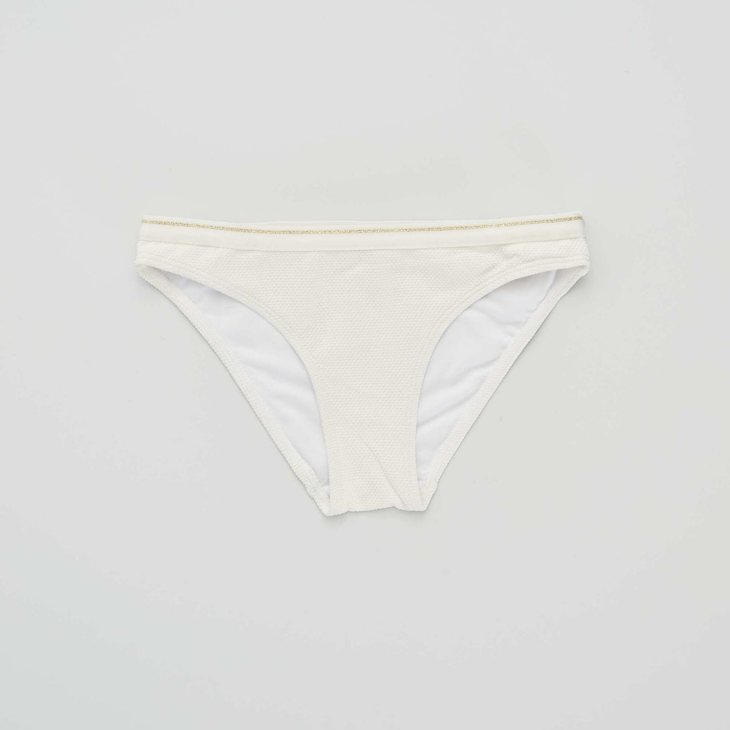 Bikini de panal de abeja BLANCO