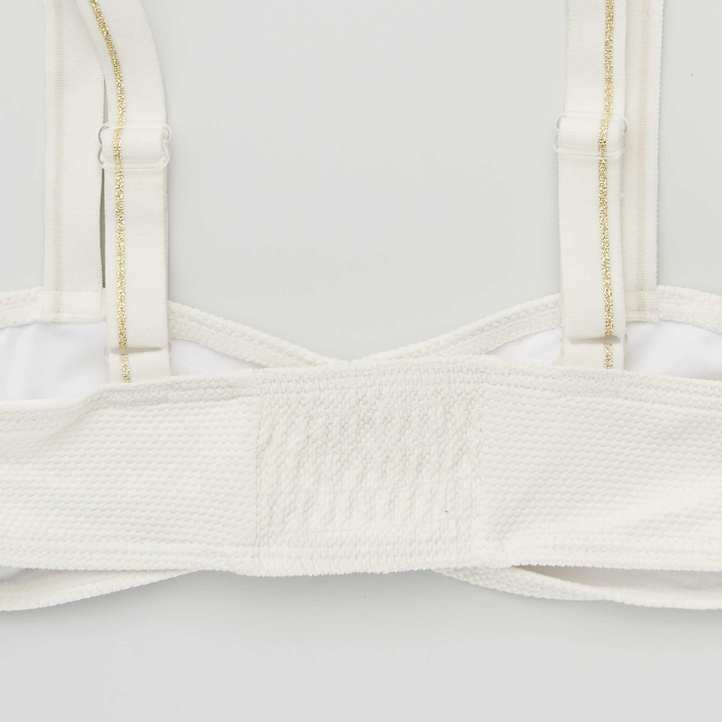 Bikini de panal de abeja BLANCO