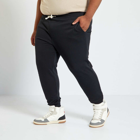 Pantalon de jogging de felpa negro