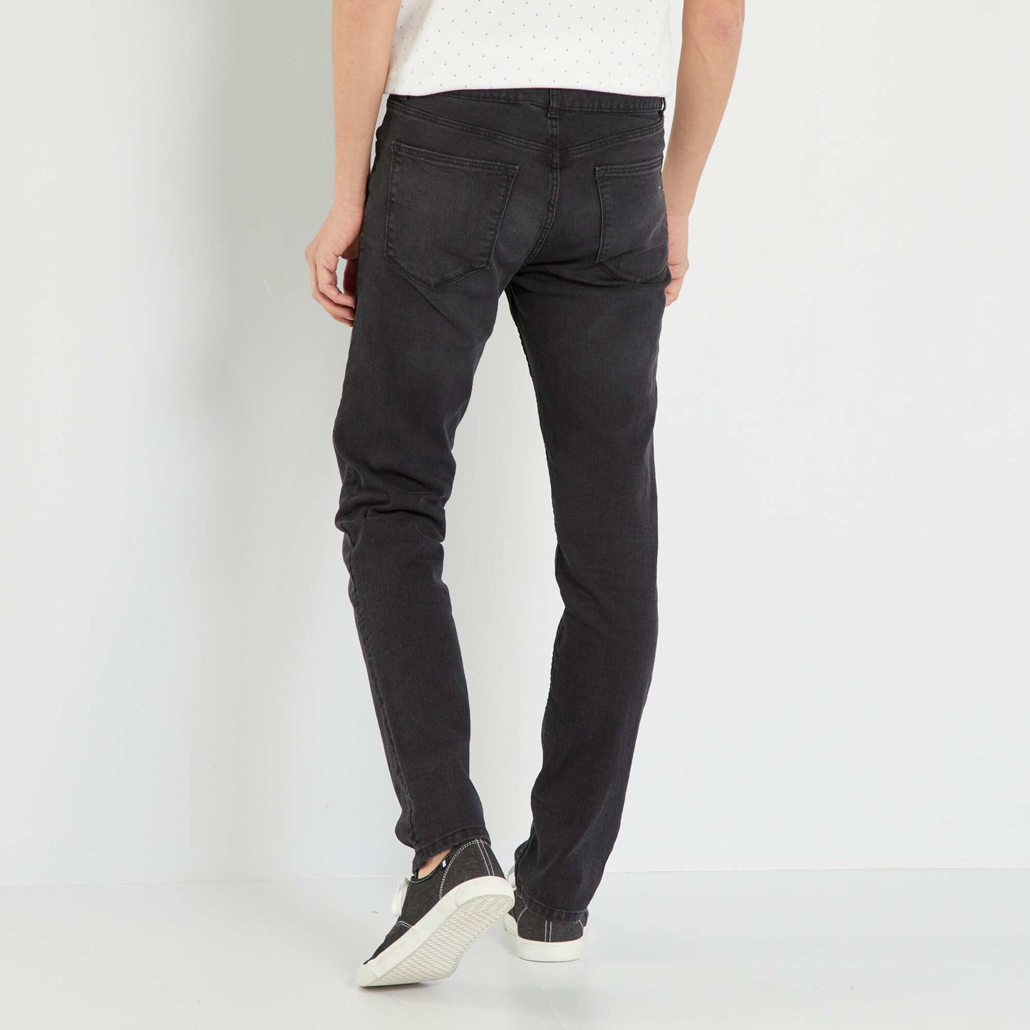 Jean slim elástico L34 GRIS